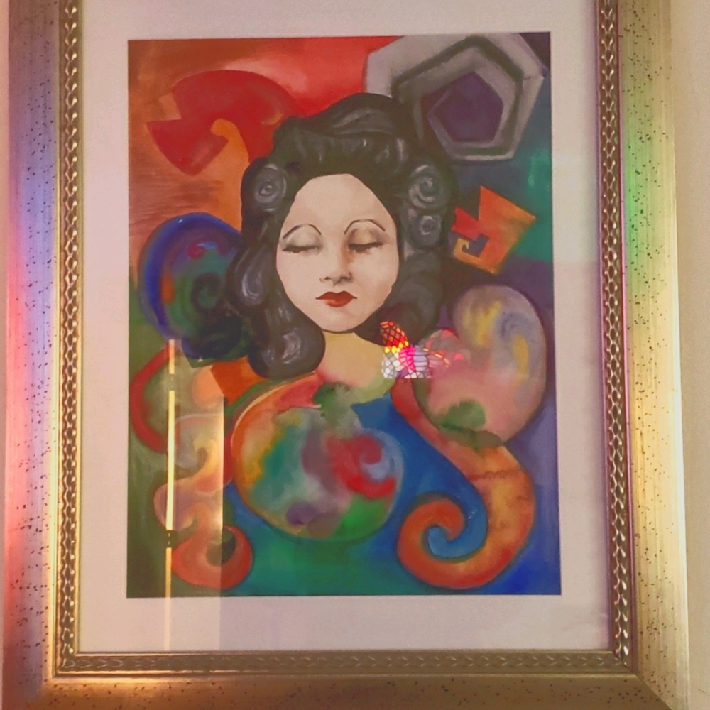 Name of painting is serenity from italy